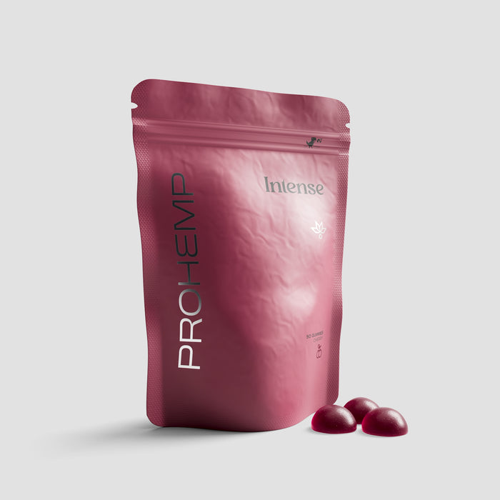 Prohemp Intense CBD gummies voor vitaliteit en rust, kersen smaak